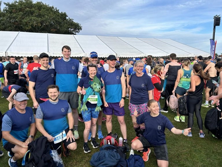 Our competitors getting ready for the 2024 Nottingham Robin Hood half marathon. 